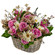 floral arrangement in a basket. Shanghai
